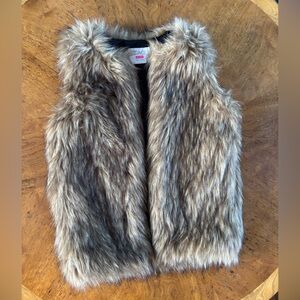 Faux Fur Cozy Girls Vest